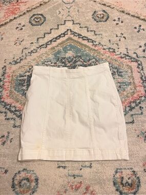 Free People Modern Femme White Women's Mini Skirt